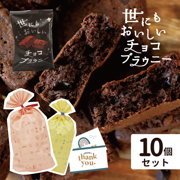 世にもおいしいチョコブラウニー 10個セット