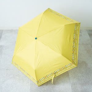 折りたたみ傘 とりさんぽ イエロー  936