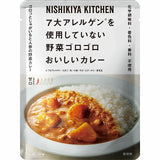 【１０個セット】にしきや にしきや 野菜ゴロゴロ レトルトカレー 180g 091